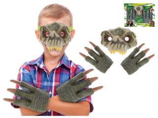 Obrázek z Maska dinosaurus šedá, v krabičce 
